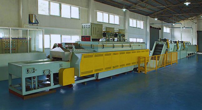 Heat treatment line