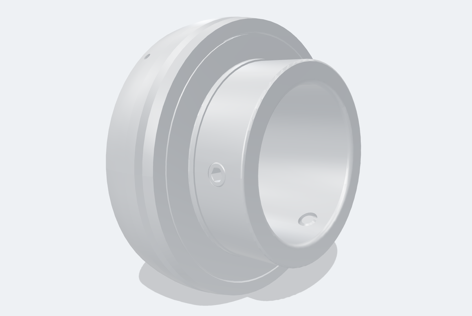 UC213-40GE Insert Ball Bearing UC213-40GE insert ball bearing 3D render